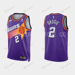 Phoenix Suns Josh Okogie 2 2022-23 Classic Edition Purple Men Jersey