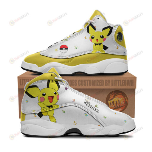 Pichu Shoes Pokemon Anime Air Jordan 13 Shoes Sneakers