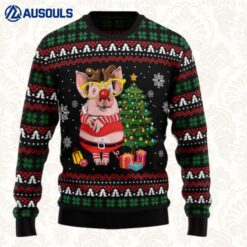 Pig Gorgeous Reindeer Ugly Sweaters For Men Women Unisex