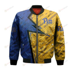 Pittsburgh Panthers Bomber Jacket 3D Printed Abstract Pattern Sport