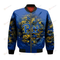 Pittsburgh Panthers Bomber Jacket 3D Printed Camouflage Vintage