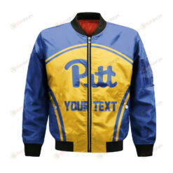 Pittsburgh Panthers Bomber Jacket 3D Printed Custom Text And Number Curve Style Sport