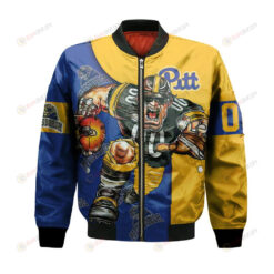 Pittsburgh Panthers Bomber Jacket 3D Printed Football