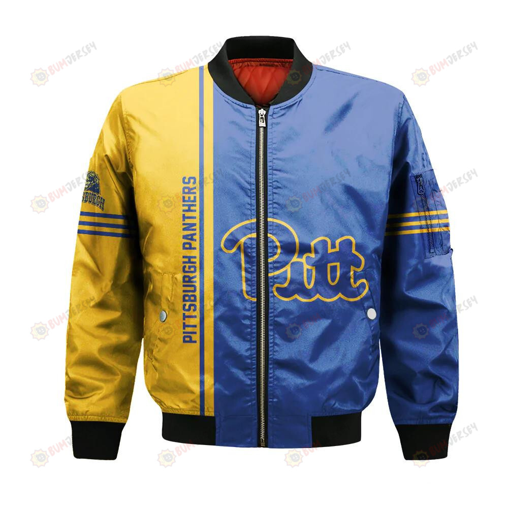 Pittsburgh Panthers Bomber Jacket 3D Printed Half Style