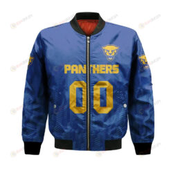 Pittsburgh Panthers Bomber Jacket 3D Printed Team Logo Custom Text And Number