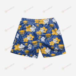 Pittsburgh Panthers Hibiscus Hawaiian Men Shorts Swim Trunks - Print Shorts