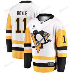 Pittsburgh Penguins Brian Boyle 11 Away 2022 Stanley Cup Final Breakaway Men Jersey - White