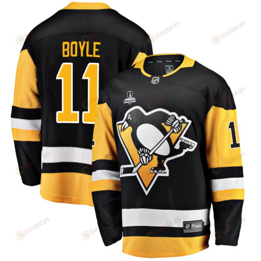 Pittsburgh Penguins Brian Boyle 11 Home 2022 Stanley Cup Final Breakaway Men Jersey - Black