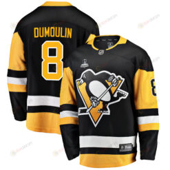 Pittsburgh Penguins Brian Dumoulin 8 Home 2022 Stanley Cup Final Breakaway Men Jersey - Black