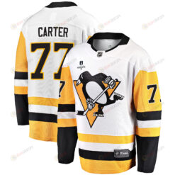 Pittsburgh Penguins Jeff Carter 77 Away 2022 Stanley Cup Final Breakaway Men Jersey - White