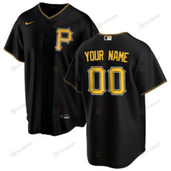 Pittsburgh Pirates Alternate Custom Men Jersey - Black