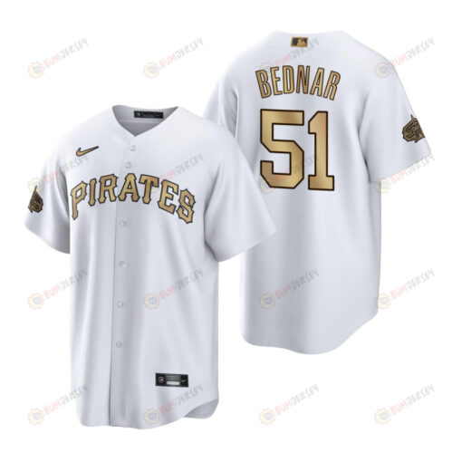 Pittsburgh Pirates David Bednar White 2022-23 All-Star Game Jersey