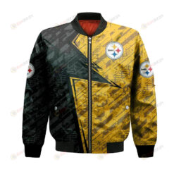 Pittsburgh Steelers Bomber Jacket 3D Printed Abstract Pattern Sport