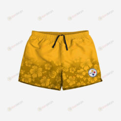Pittsburgh Steelers Color Change-Up Hawaiian Men Shorts Swim Trunks - Print Shorts