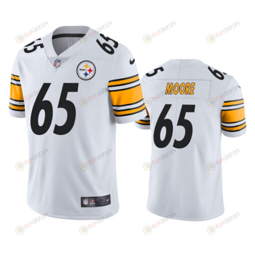 Pittsburgh Steelers Dan Moore 65 White Vapor Limited Jersey