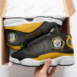 Pittsburgh Steelers Hexagon Air Jordan 13 Sneakers Sport Shoes