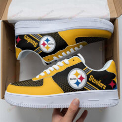 Pittsburgh Steelers Logo Beehive Pattern Air Force 1 Printed