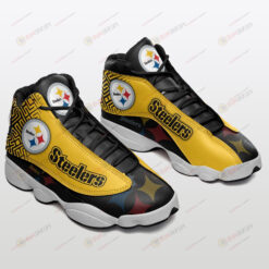 Pittsburgh Steelers Maze Air Jordan 13 Sneakers Sport Shoes