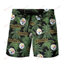 Pittsburgh Steelers Tropical Hawaiian Short Summer Shorts Men Shorts - Print Shorts
