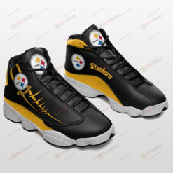 Pittsburgh Steelers Yellow Line Air Jordan 13 Sneakers Sport Shoes