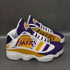 Plus Size Los Angeles Lakers Basketball Air Jordan 13 Sneakers Sport Shoes