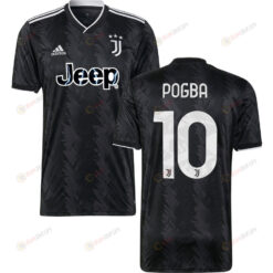 Pogba 10 Juventus Men 2022/23 Away Jersey - Black