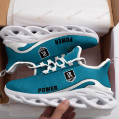 Port Adelaide Logo Pattern 3D Max Soul Sneaker Shoes In Dark Turquoise