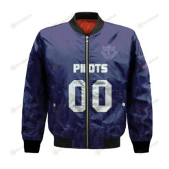 Portland Pilots Bomber Jacket 3D Printed Team Logo Custom Text And Number