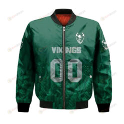 Portland State Vikings Bomber Jacket 3D Printed Team Logo Custom Text And Number