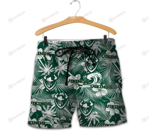 Portland State Vikings Men Shorts Tropical Seamless