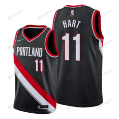 Portland Trail Blazers 11 Josh Hart 2022 Icon Edition Jersey Black - Men Jersey
