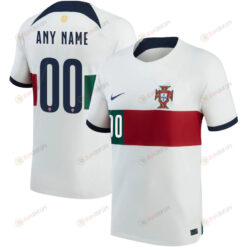 Portugal National Team 2022-23 Qatar World Cup Custom 00 Away Jersey - Youth