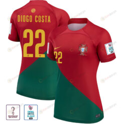 Portugal National Team 2022-23 Qatar World Cup Matheus Nunes 23 Home Women Jersey