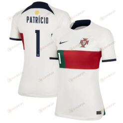 Portugal National Team 2022-23 Qatar World Cup Rui Patr?cio 1 Away Women Jersey