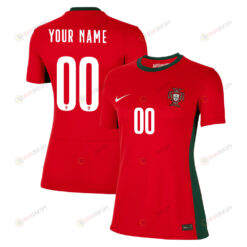 Portugal Women's National Team 2023-24 World Cup Custom 00 Home Women Jersey