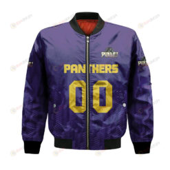 Prairie View A&M Panthers Bomber Jacket 3D Printed Team Logo Custom Text And Number