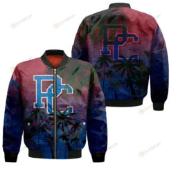 Presbyterian Blue Hose Bomber Jacket 3D Printed Coconut Tree Tropical Grunge