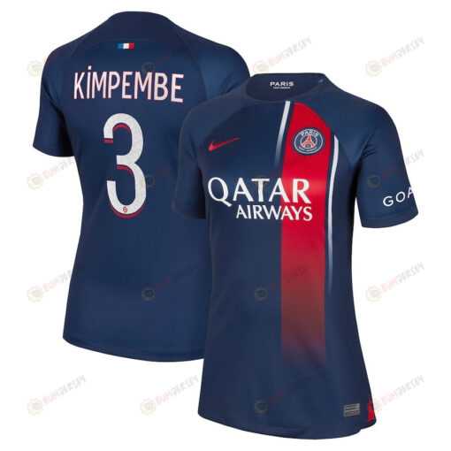 Presnel Kimpembe 3 Paris Saint-Germain Women 2023/24 Home Jersey - Navy