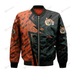 Princeton Tigers Bomber Jacket 3D Printed Abstract Pattern Sport