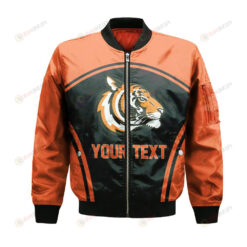 Princeton Tigers Bomber Jacket 3D Printed Custom Text And Number Curve Style Sport