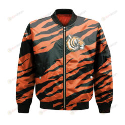 Princeton Tigers Bomber Jacket 3D Printed Sport Style Team Logo Pattern