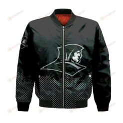 Providence Friars Bomber Jacket 3D Printed Basketball Net Grunge Pattern