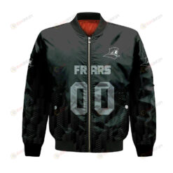 Providence Friars Bomber Jacket 3D Printed Team Logo Custom Text And Number