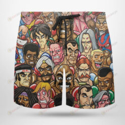 Punch-Out! Hawaiian Short Summer Shorts Men Shorts - Print Shorts