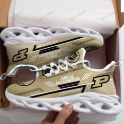 Purdue Boilermakers Logo Custom Name Pattern 3D Max Soul Sneaker Shoes