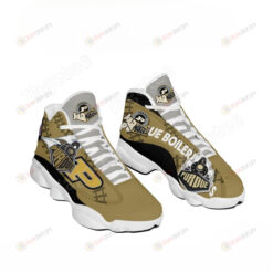 Purdue Boilermakers Logo Iconic Air Jordan 13 Shoes Printing Sneakers