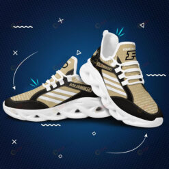 Purdue Boilermakers Logo Stripe Pattern Custom Name 3D Max Soul Sneaker Shoes