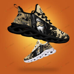 Purdue Boilermakers Logo Torn And Splatter Pattern 3D Max Soul Sneaker Shoes