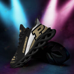 Purdue Boilermakers Logo Torn Pattern 3D Max Soul Sneaker Shoes