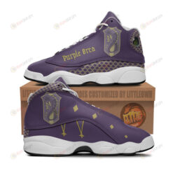 Purple Orca Shoes Black Clover Anime Air Jordan 13 Shoes Sneakers